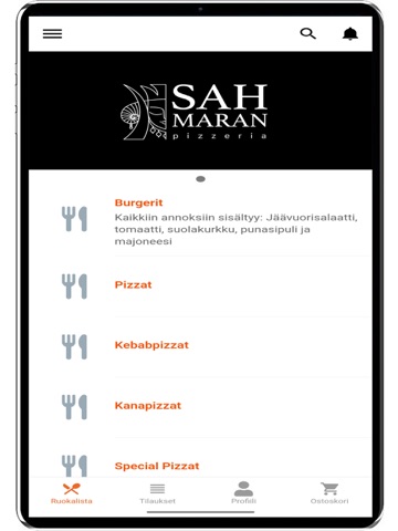 Pizzeria Sahmaran Savonlinna app screenshot 2