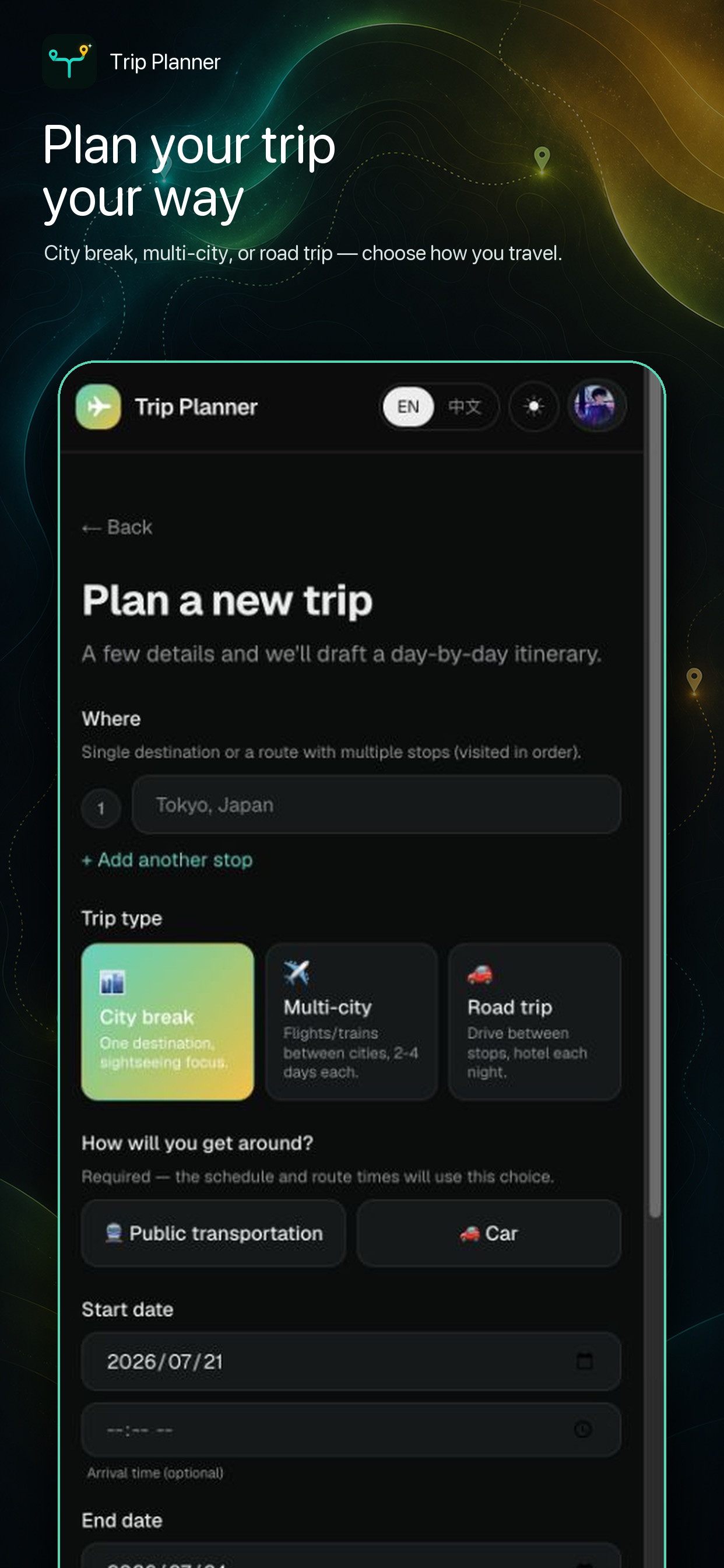 Screenshot 2 of Trip Planner: AI Itinerary
