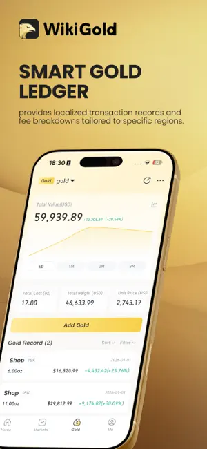 WikiGold-Gold.Anytime.Anywhere screenshot 2