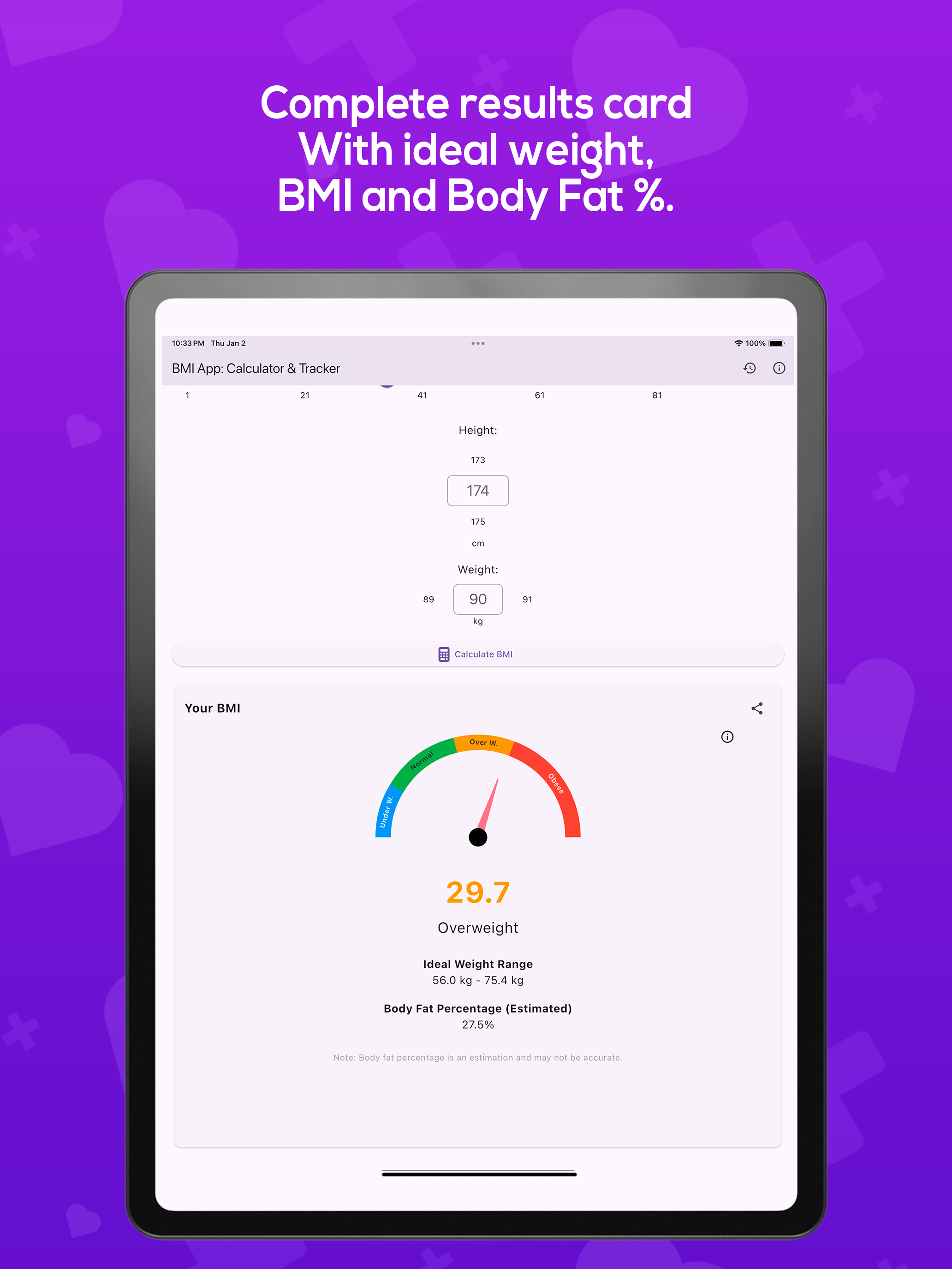 BMI App: Tracker & Calculator
