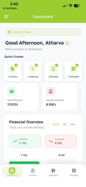 ProfitBooks Accounting App screenshot 1