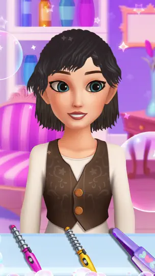 Captura de pantalla de Hair Salon: Beauty Salon Game en iPhone 7