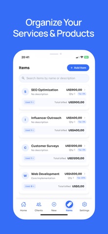 InvoiceX: Invoice Generator screenshot