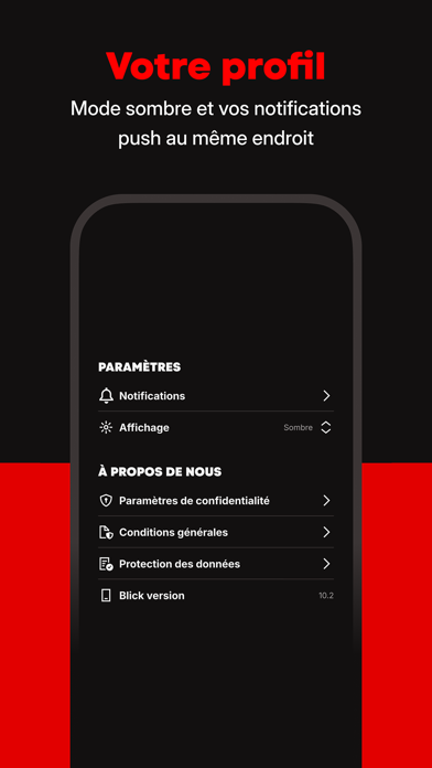Blick Actualité & Sport iPhone screenshot 4 - News app