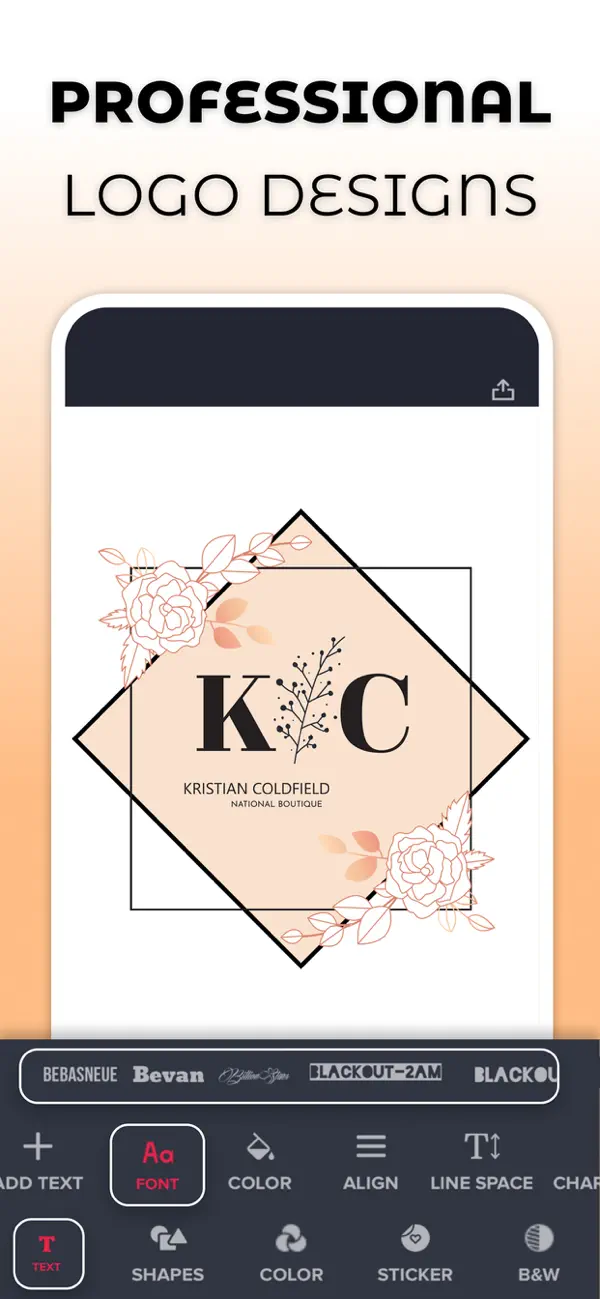 Screenshot #2 pour Logo.s Maker And Creator App