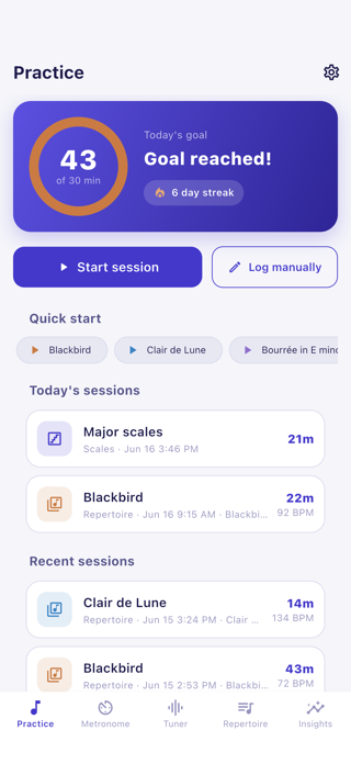 Practify: Practice & Tuner Screenshot 4 of 4