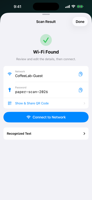 Wifi Paper Scanner Screenshot 2 of 3