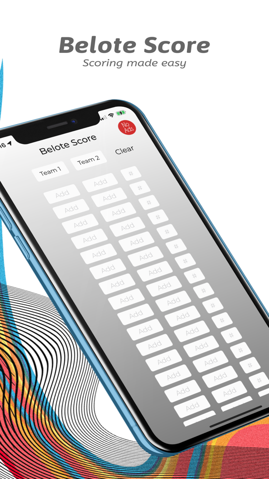 Belote ScoreKeeper (iOS) 由: Vrezh Gulyan Belote ScoreKeeper (iOS) 由: Vrezh Gulyan