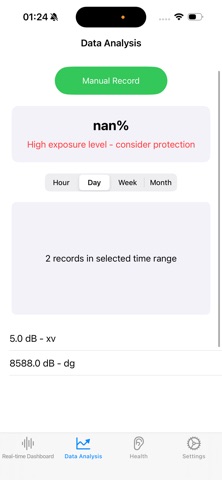Decibel Meter- dB Noise TT iPhone screenshot