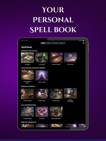 Wicca・Witchcraft Witch Spells iPad screenshot 2