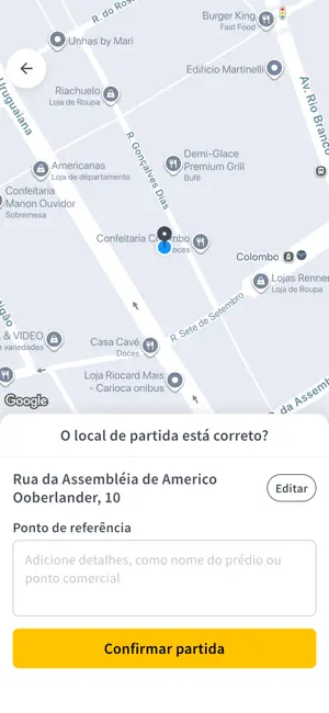 Meu Moto Táxi iPhone screenshot 4