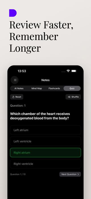 SmartNote AI: Study Notes Screenshot 4 of 5