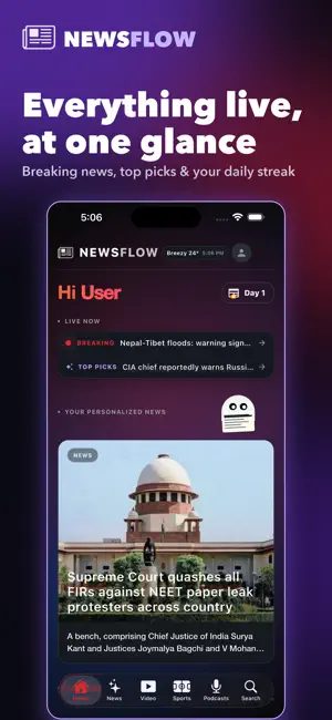 Newsflow - Short News App screenshot 2