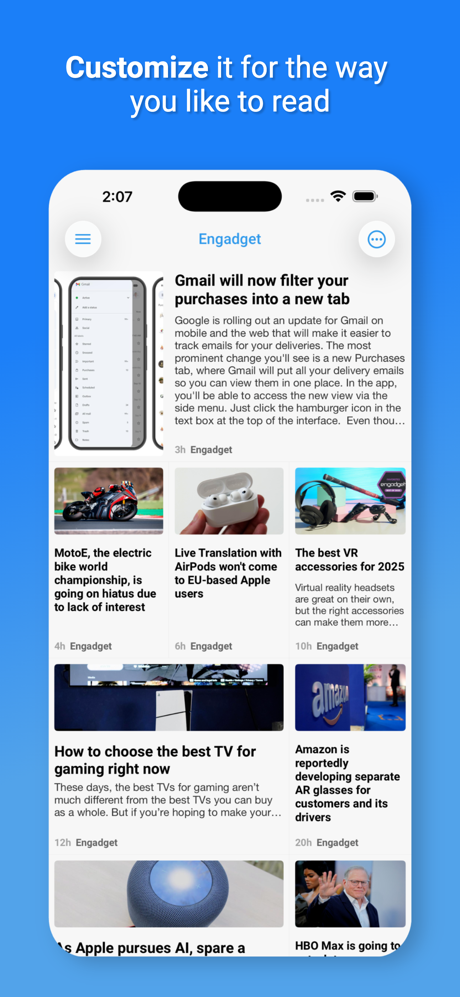 Newsify: RSS Reader screenshot 2