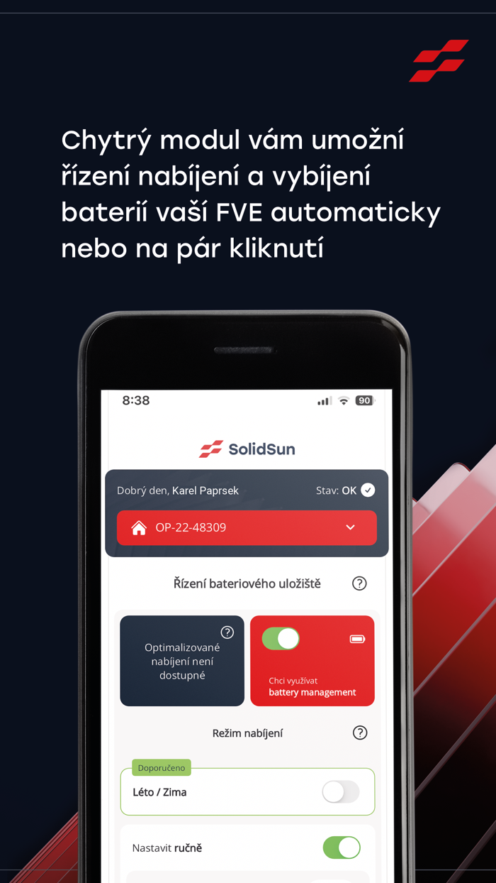 Můj SolidSun - Klientská zóna