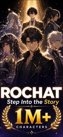 Rochat - AI Character Chat iPhone screenshot