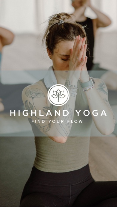 Highland Yoga iPhone screenshot 1 - Health & Fitness app