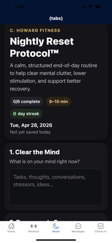 CHF Coaching screenshot
