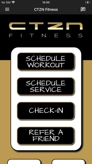 CTZN Fitness Screenshot
