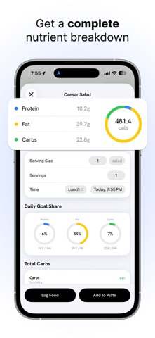Metryc AI: Calories & Workouts Screenshot 5 of 8