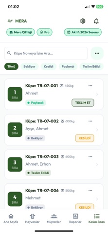 Mera - Kurban Yönetim screenshot