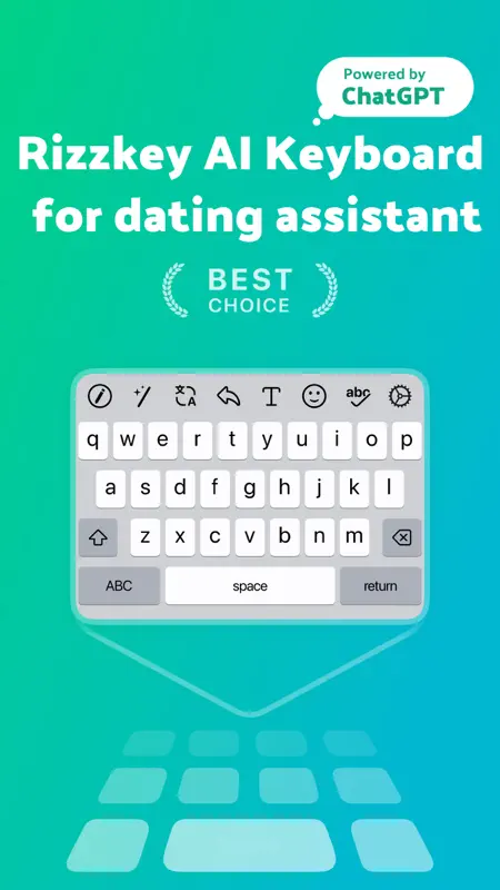 RizzKey -AI Emoji Keyboard screenshot 1 of 9