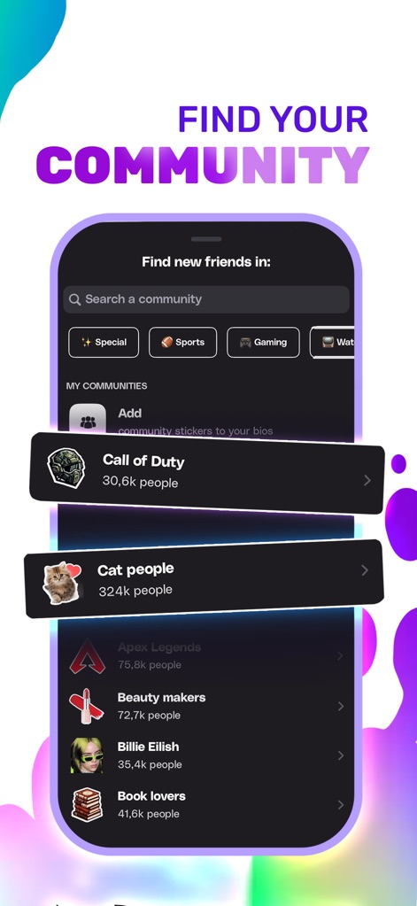 Wizz App - chat now - Discover Communities