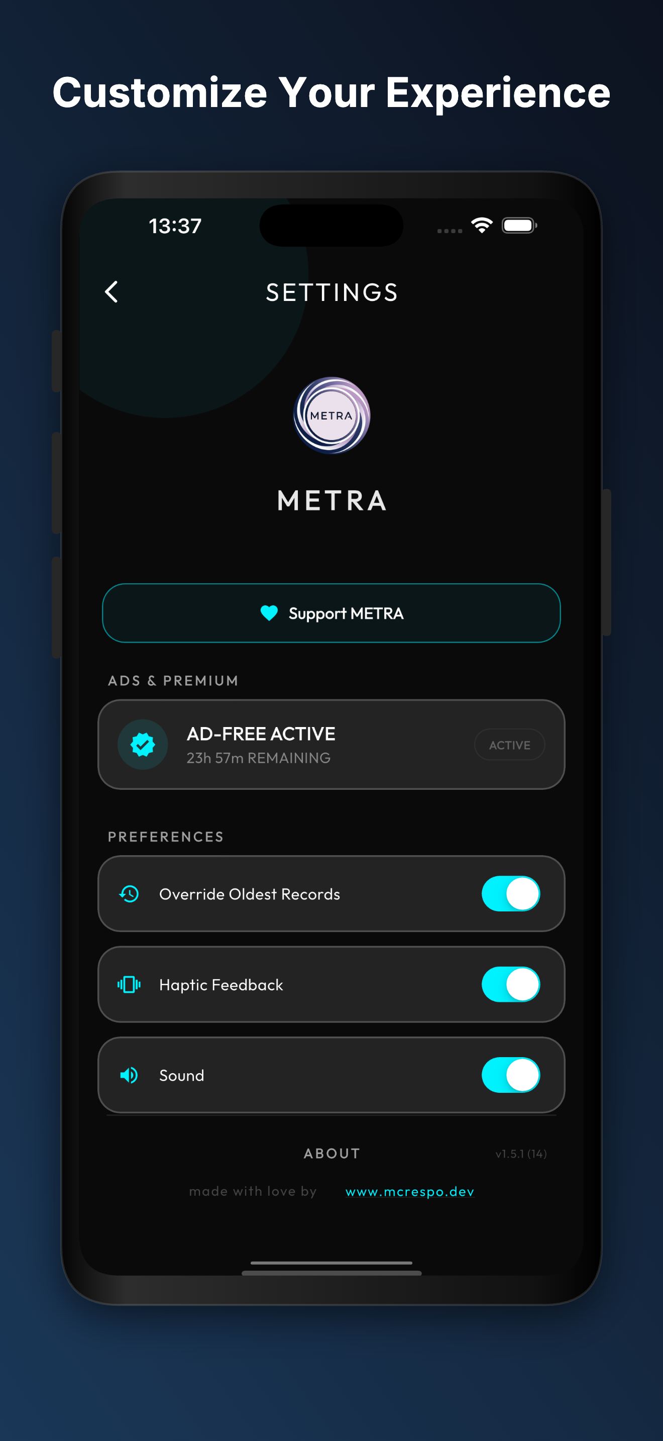Metra: Tap Tempo & Metronome