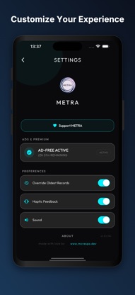 Metra: Tap Tempo & Metronome screenshot 4