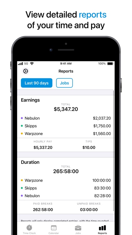 Clock In: Work Hours Tracker screenshot-4