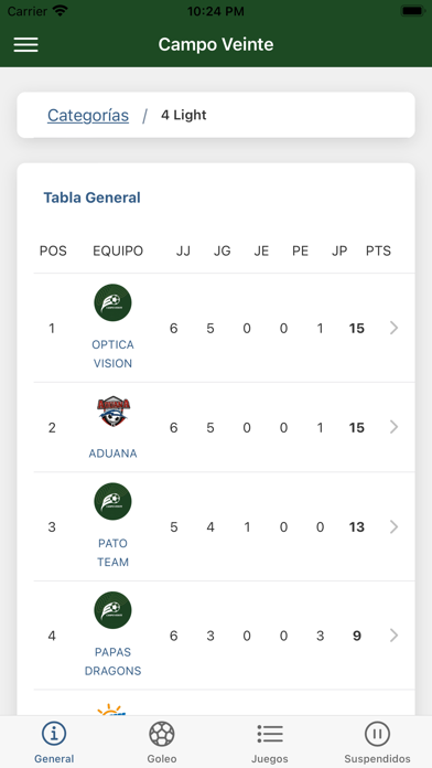 Campo 20 Screenshot