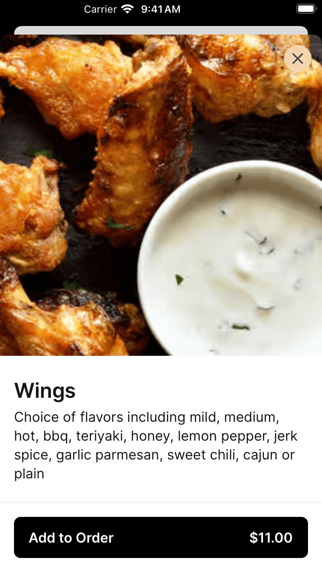 AJ's Pizza, Subs, and Wings iPhone screenshot 4 - Food & Drink app