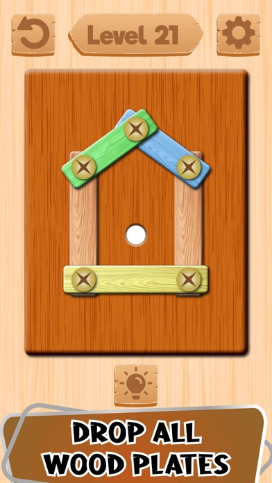 Wood Nuts & Bolts Puzzle, Game Screenshot