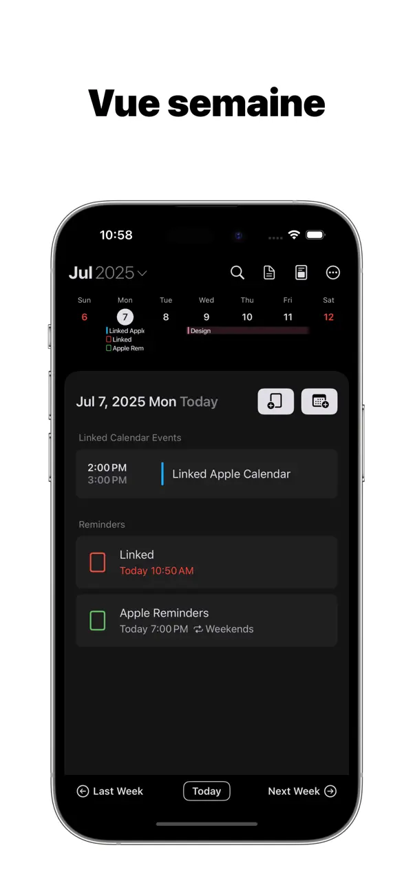 Screenshot #3 pour Scheduler: Calendrier & Agenda