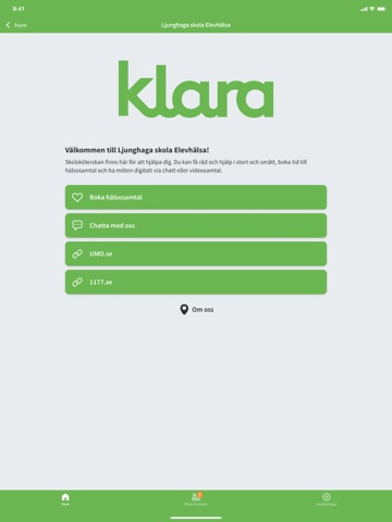 Klara Elevhälsa iPad screenshot 6