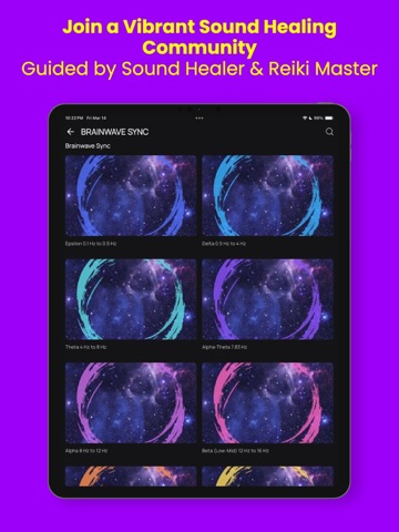 Thinkroot Energy Tuning Forks iPad screenshot
