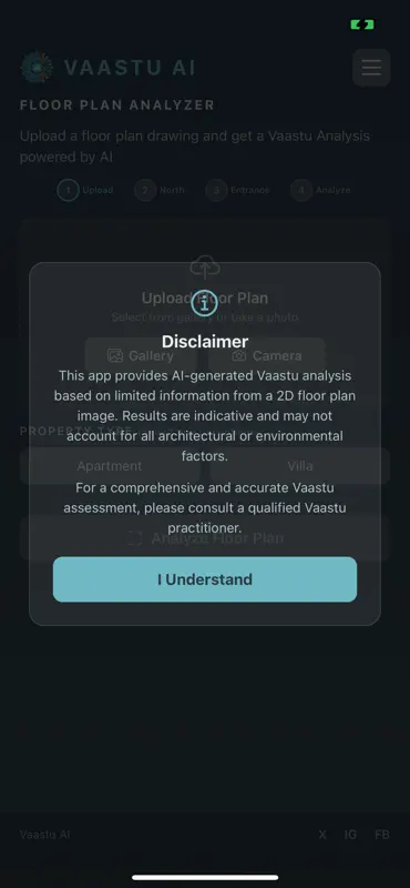 Vaastu AI- Floor Plan Analyzer screenshot 1 of 9