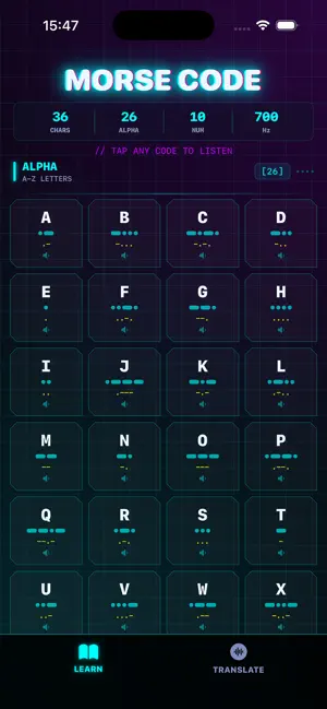 Morse Code Go - Arcade 截图