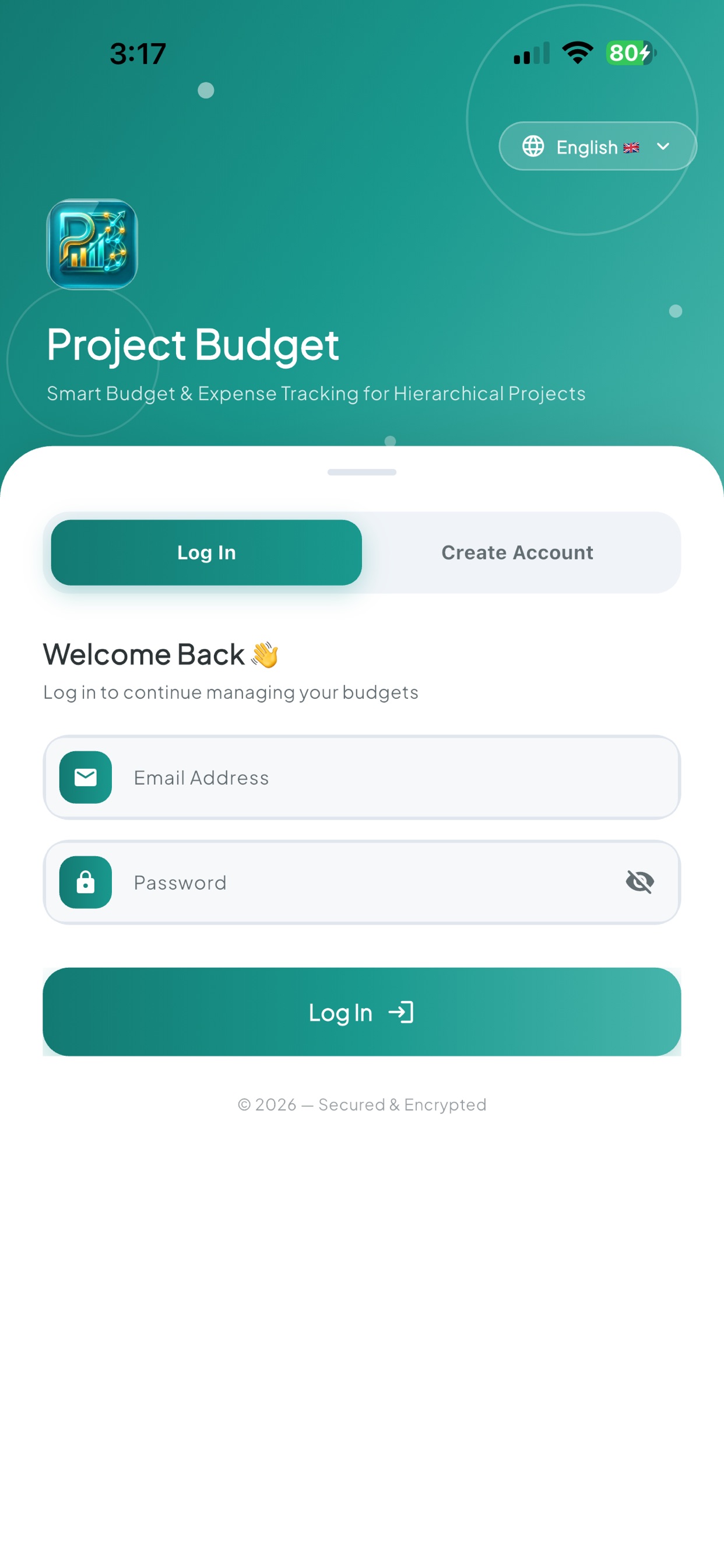 Screenshot 1 of Project Budget - المشاريع