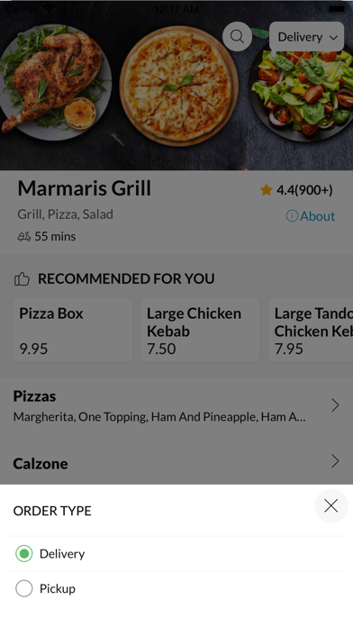 Marmaris Grill, Screenshot
