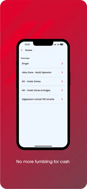 NX Bus mTicket screenshot 2