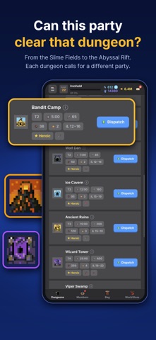 Idle Guild: Dungeon TEXT RPG screenshot 5