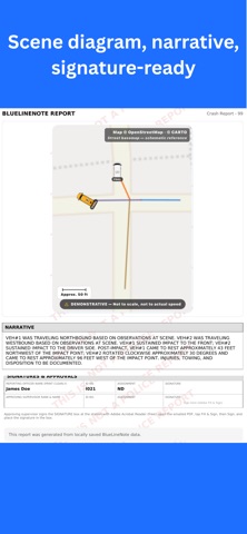 BlueLineNote: Police Reports iPhone screenshot