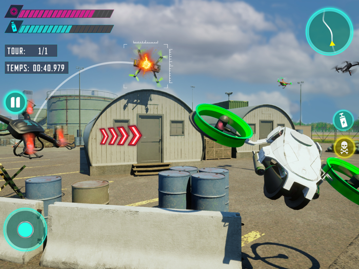 Flying Drone Race Simulator