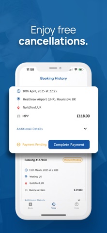 1st Airport Taxis UK screenshot