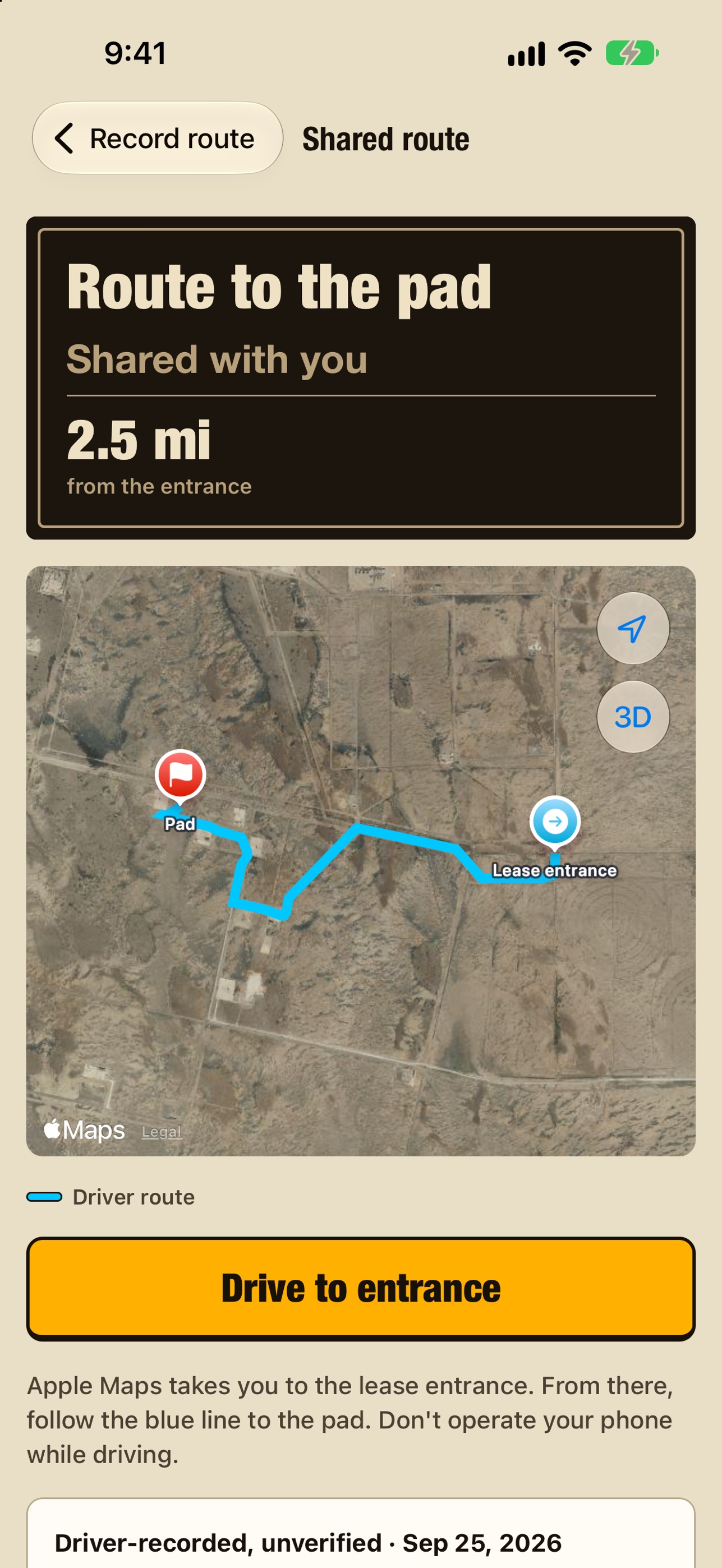 Screenshot 2 of LeaseLine: Oil Well Directions