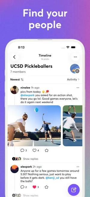 Sup - Friends & Conversations screenshot 1