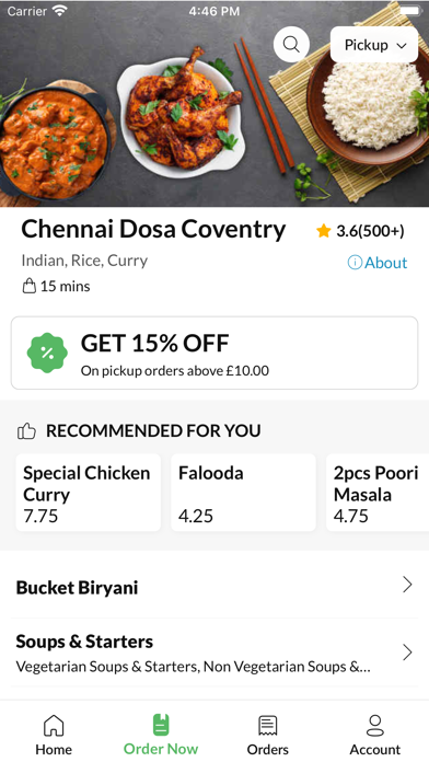 Chennai Dosa Coventry Screenshot