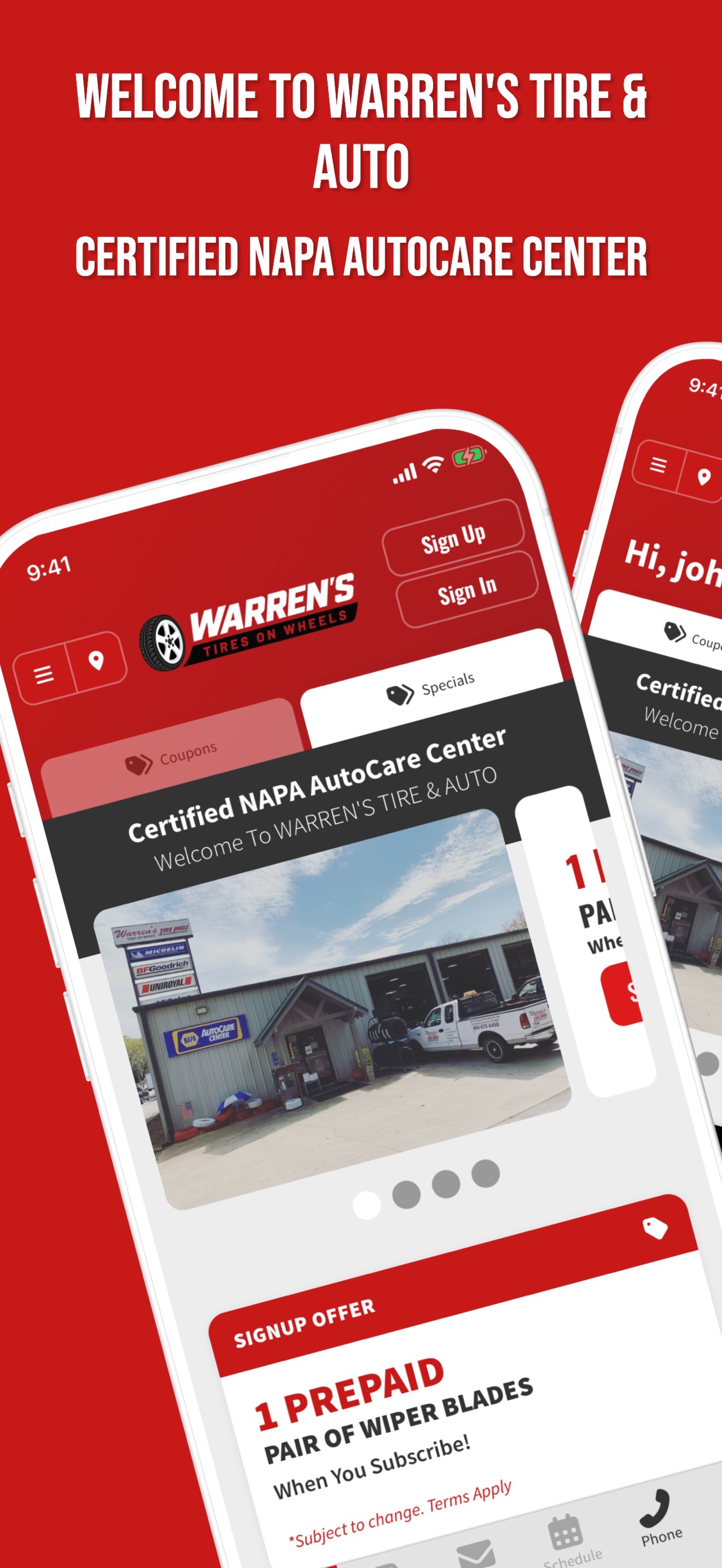 Screenshot 1 of Warren's Tire & Auto