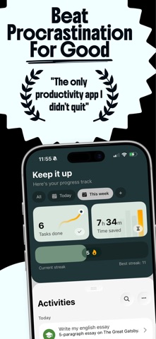 Dottle: Beat Procrastination iPhone screenshot